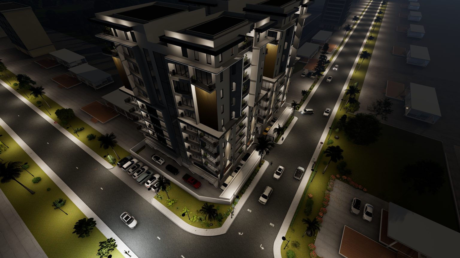ndali heights night view 4